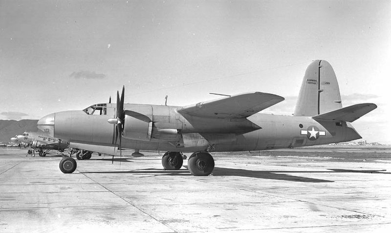 Martin B-26 Marauder (JM-1) de l'USMC au sol