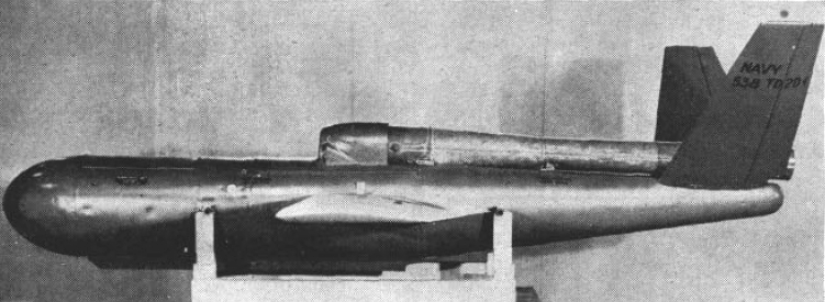 McDonnell KDH-1 Katydid de l'US Navy de profil