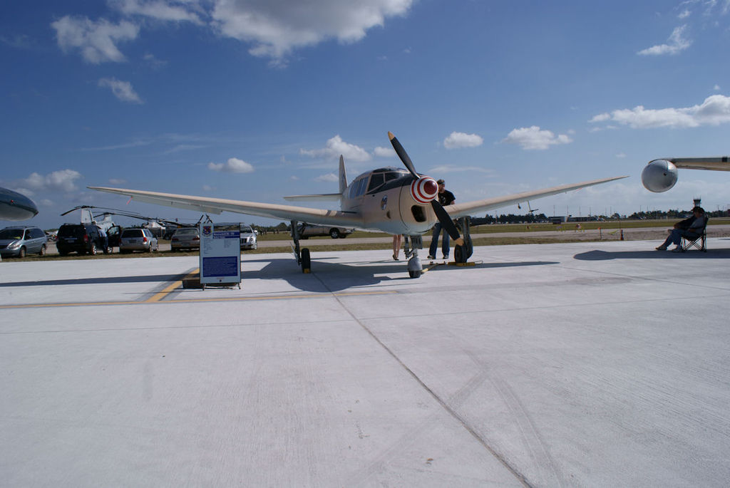 Nord 1101 Noralpha aux couleurs de la Luftwaffe vu de l'avant