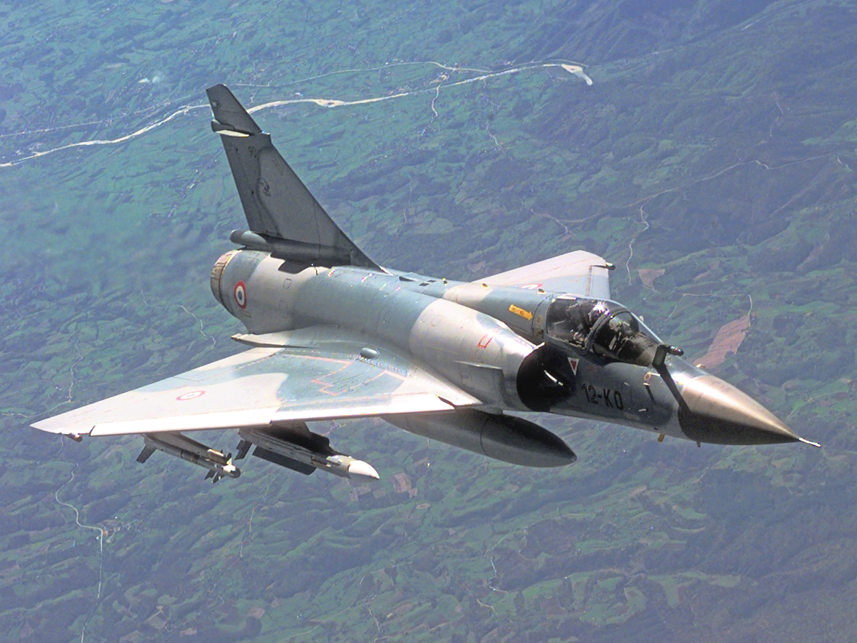 Dassault Mirage 2000C français en vol