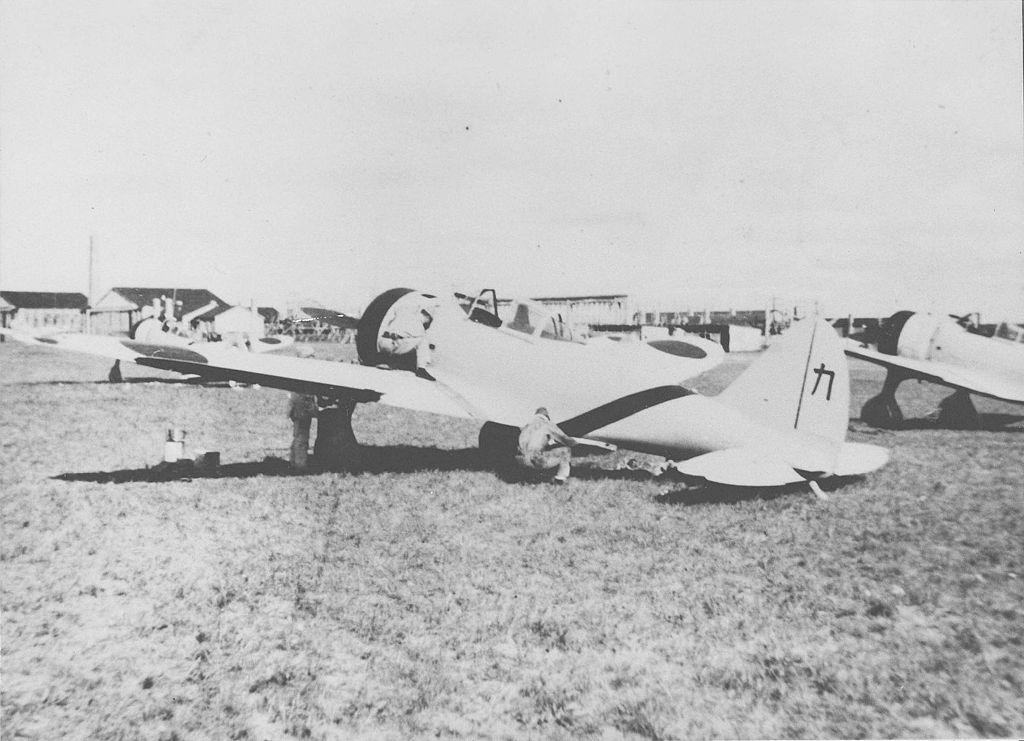 Nakajima Ki-27 Nate vu de l'arrière