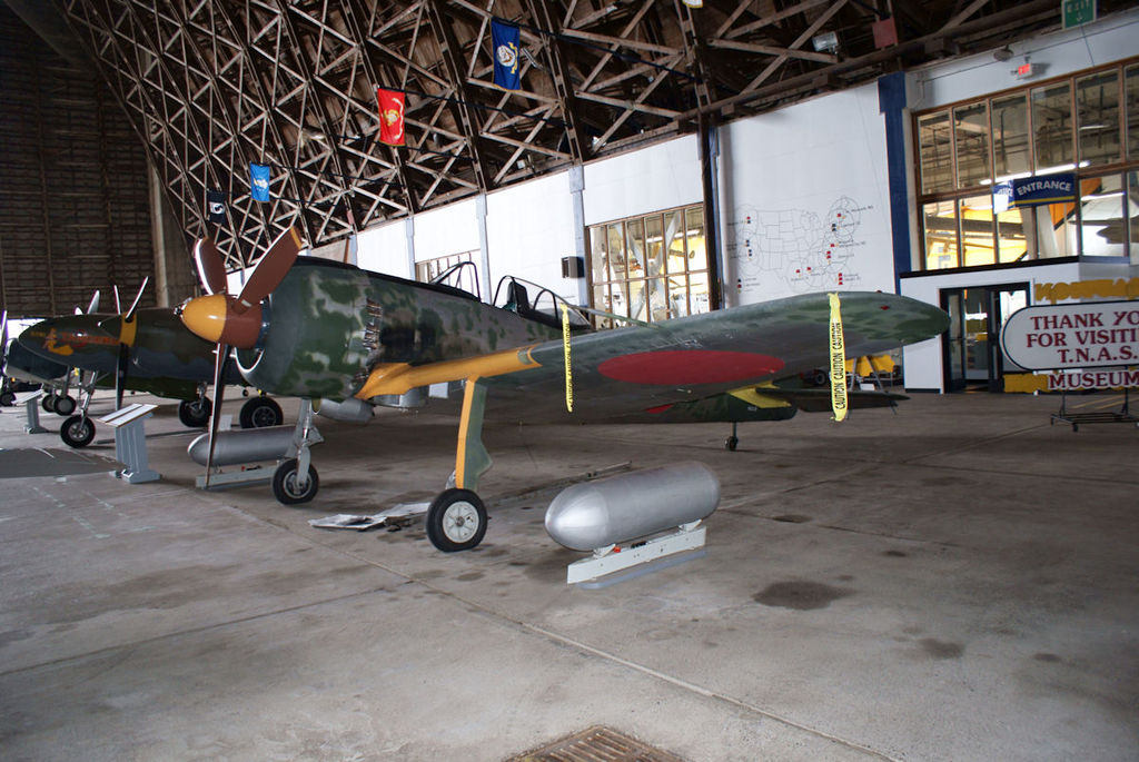 Nakajima Ki-43-IIb Oscar préservé vu de l'avant