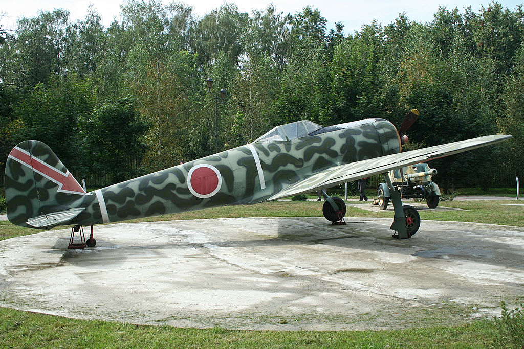 Nakajima Ki-43 Oscar exposé en Russie