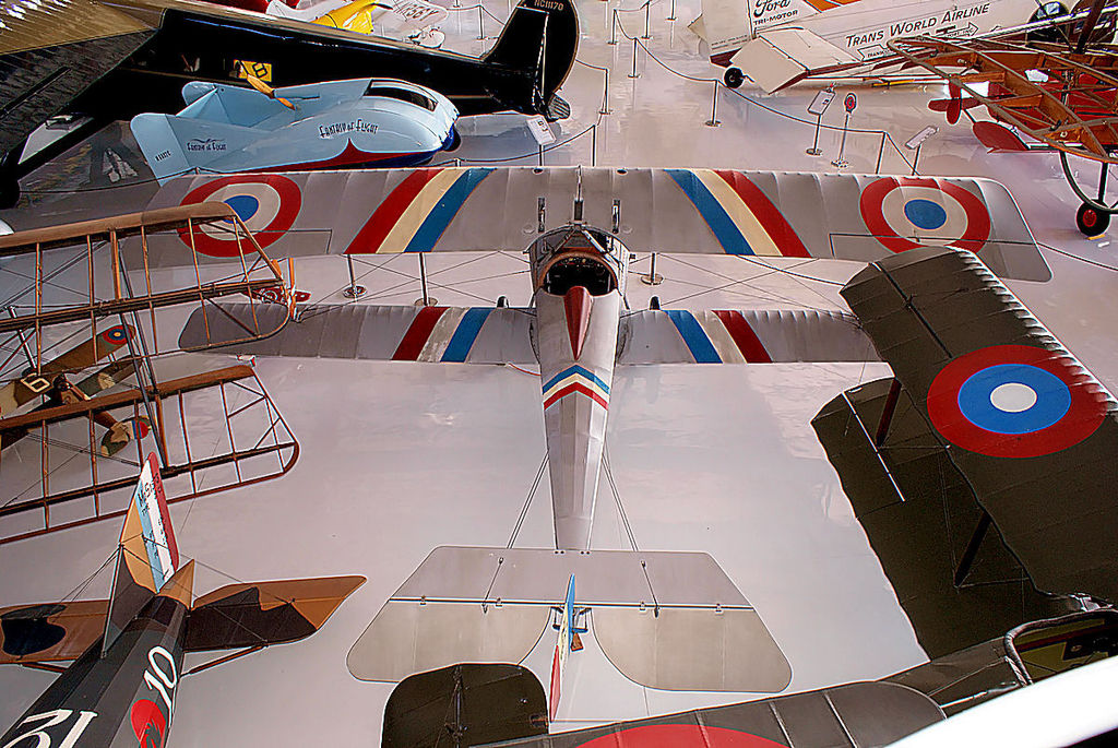 Nieuport 17 vu de derrière