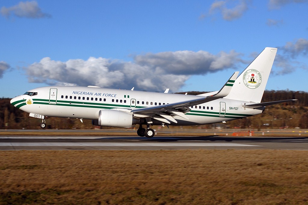 Boeing 737 BBJ nigérian