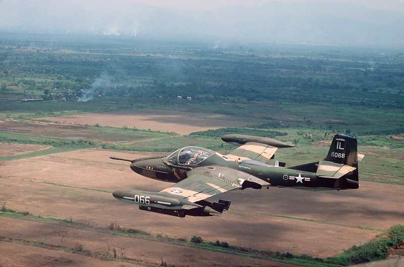 Cessna OA-37B Dragonfly de l'USAF en vol