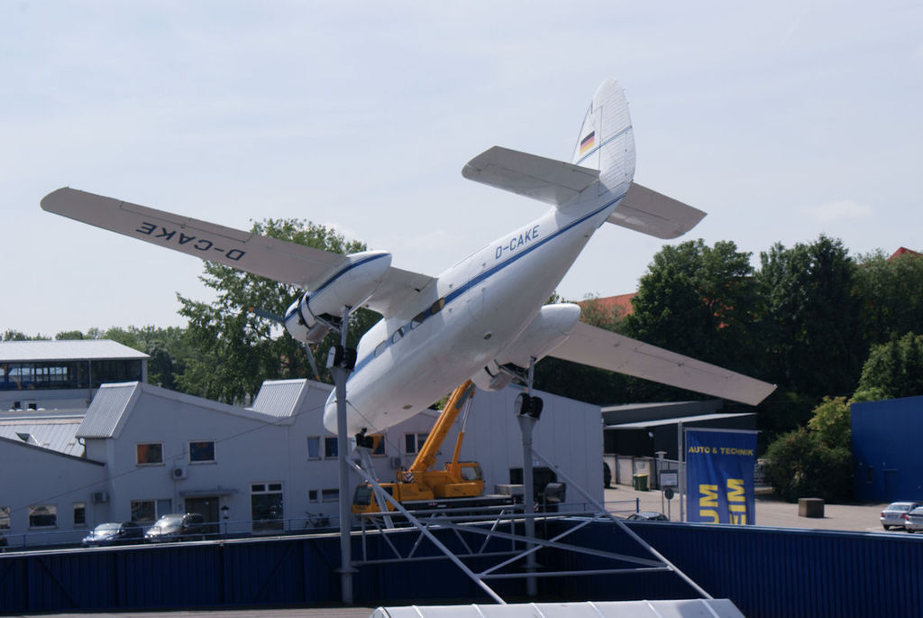 Percival P.66 Pembroke vu de l'arrière