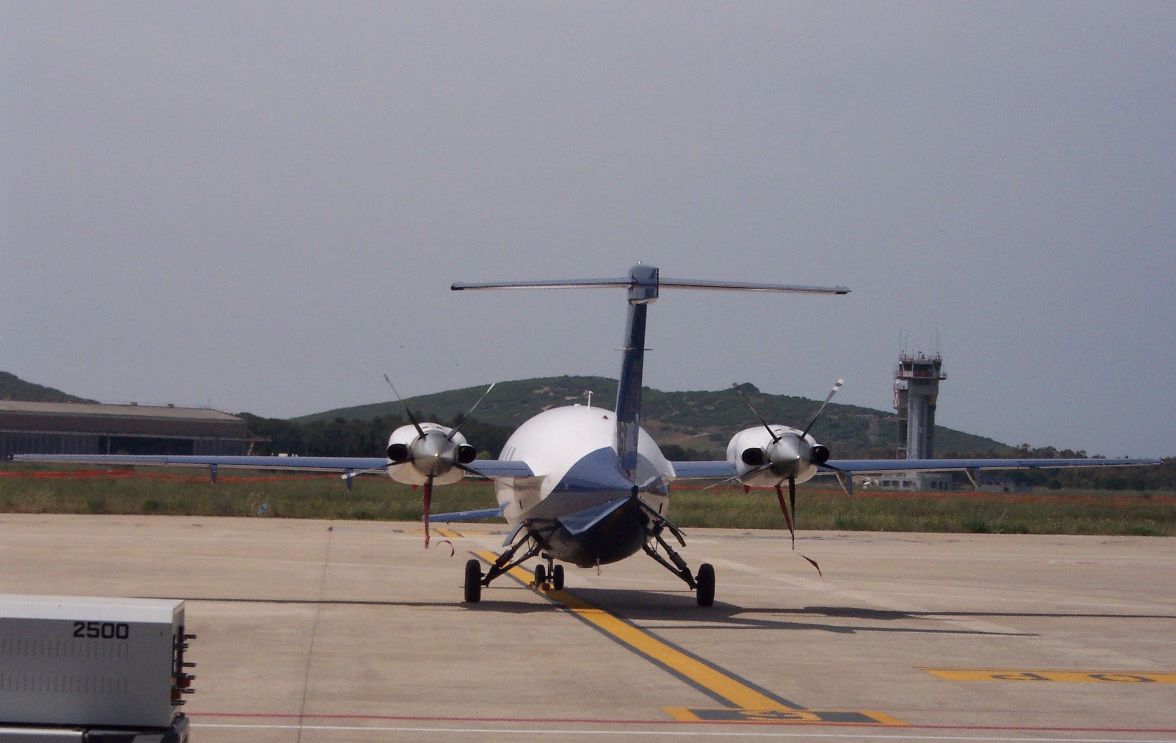 Piaggio P.180 Avanti vu de derrière