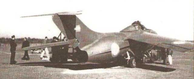 FMA IAe-33 Pulqui II - Prototype n°4 vu de l'arrière