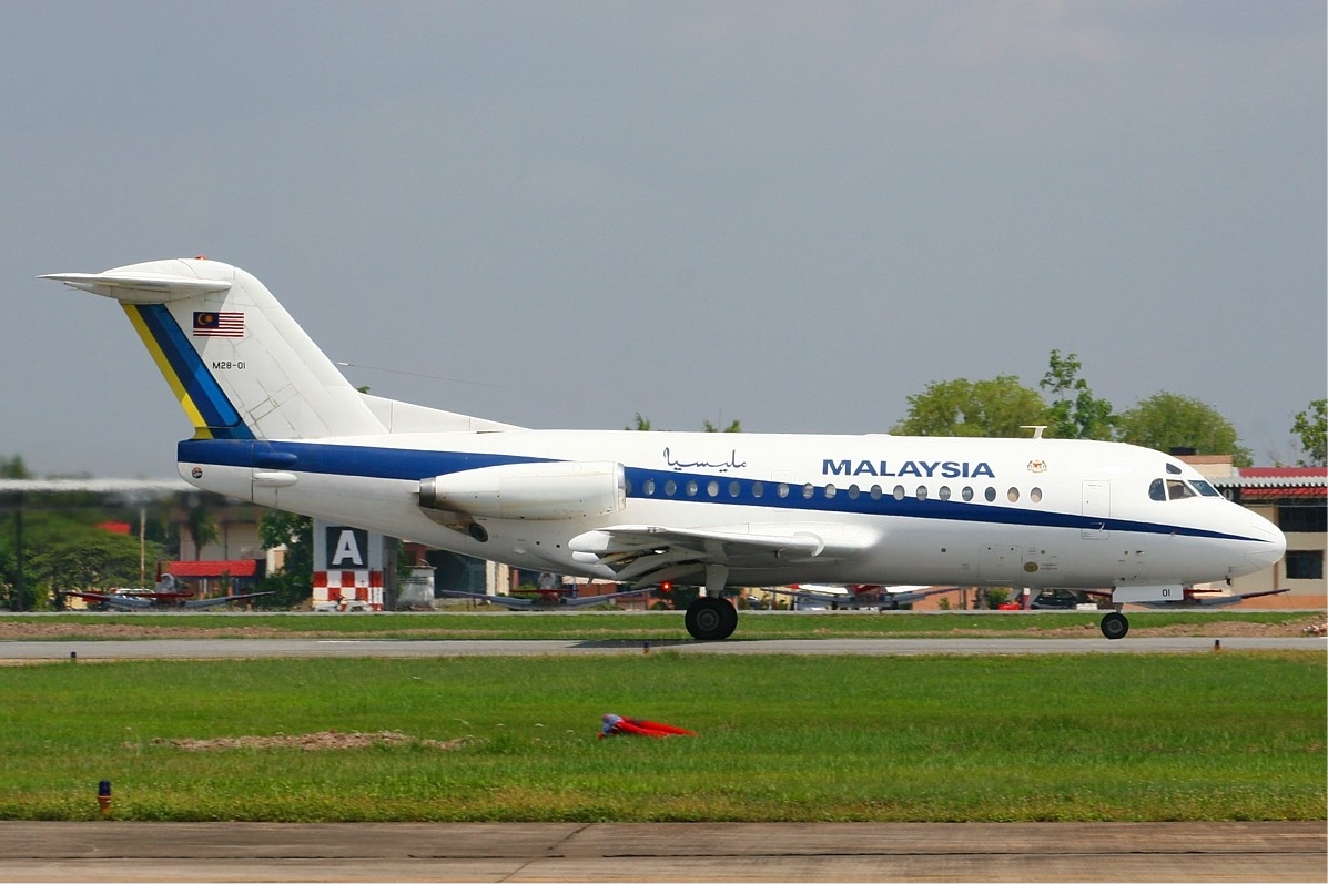 Fokker F28-1000C Fellowship malaisien