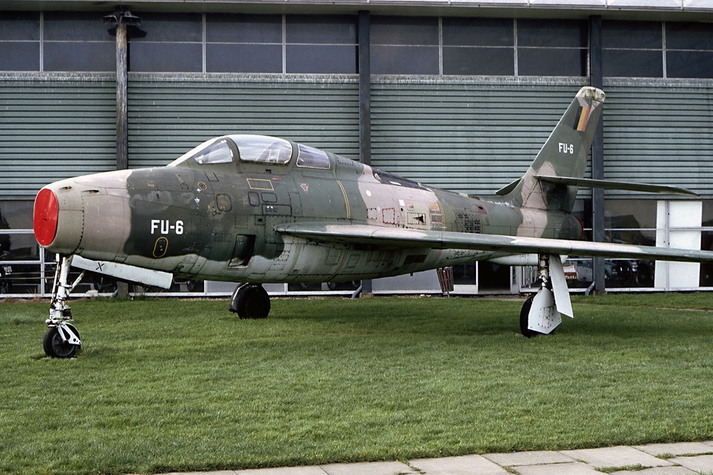 Republic F-84F Thunderstreak belge