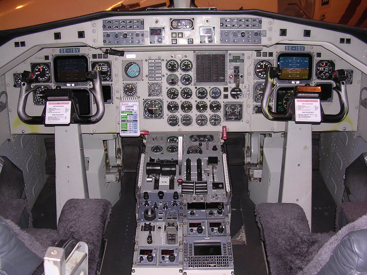 Saab 340A - Cockpit