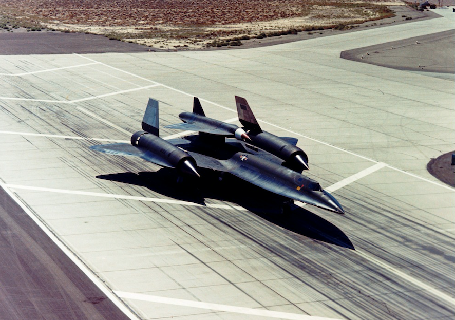 Lockheed A-12 Oxcart (M-21) et D-21 de l'USAF au sol