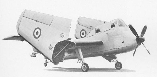 Short SB.6 Seamew - Prototype ailes repliées