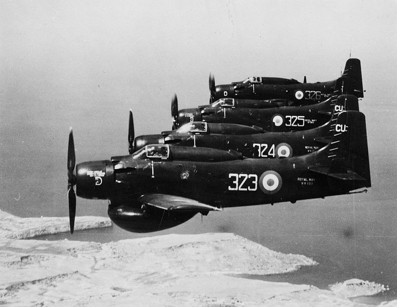 Douglas A-1 Skyraider AEW1 de la Royal Navy
