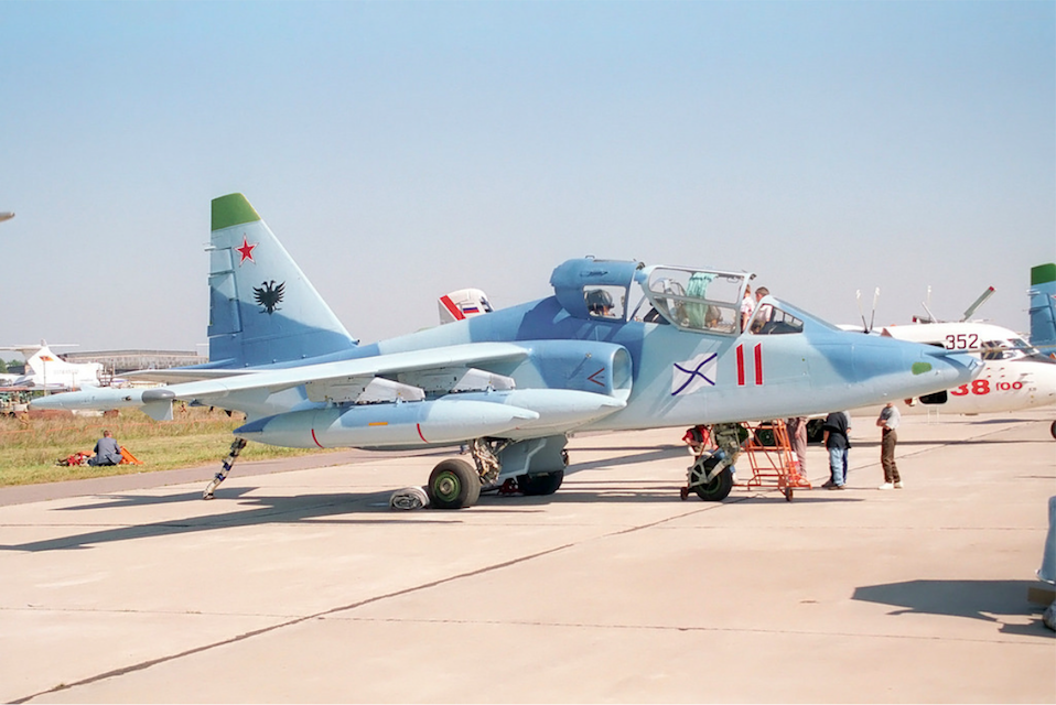 Sukhoï Su-25UTG russe au sol