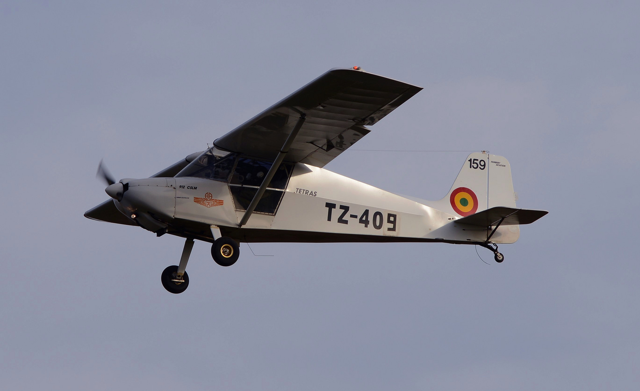 Humbert Tetras CSLM malien en vol vu de côté