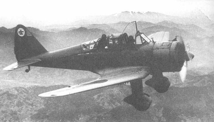 Tachikawa Ki-36 "Ida" du Japon Impérial en vol