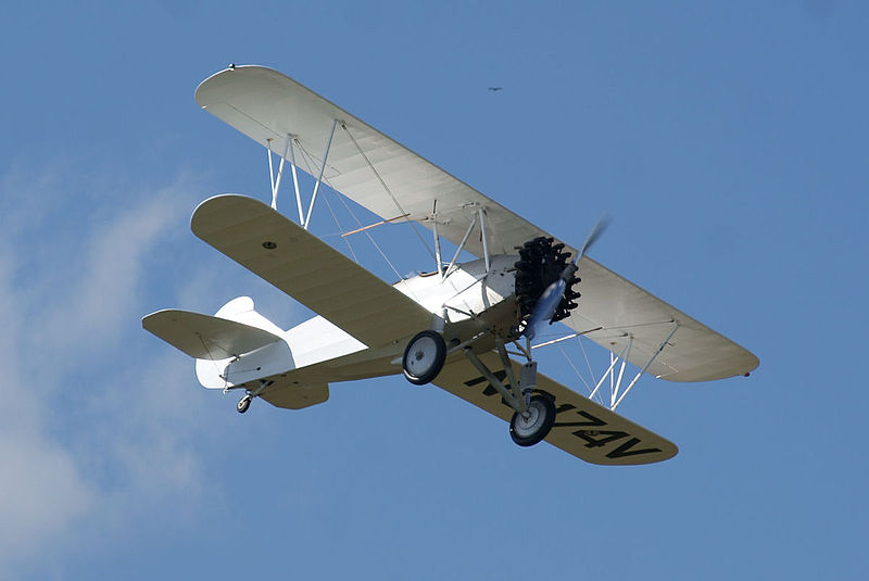 Curtiss-Wright CW-14 (B4000) en vol