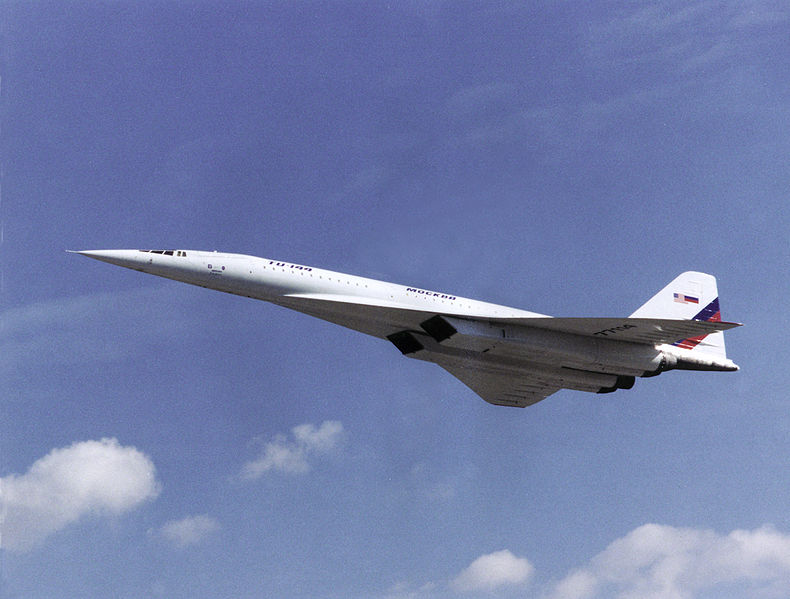 Tupolev Tu-144LL en vol