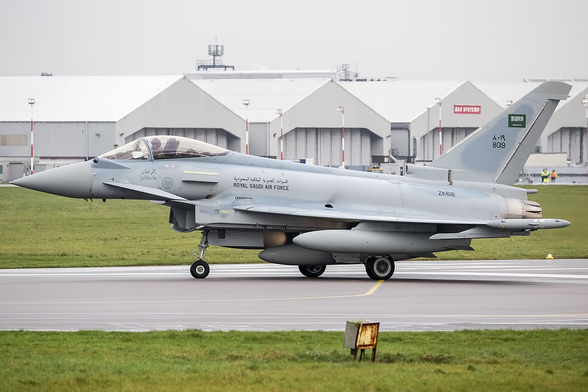 Eurofighter EF-2000 Typhoon F.2 saoudien au sol