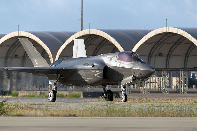 Lockheed-Martin F-35B Lightning II de la RAF au sol