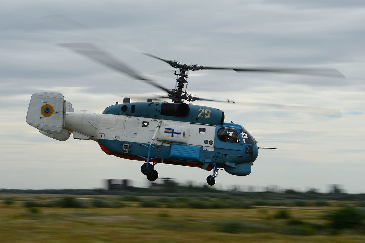 Kamov Ka-27PS de la marine ukrainienne en vol