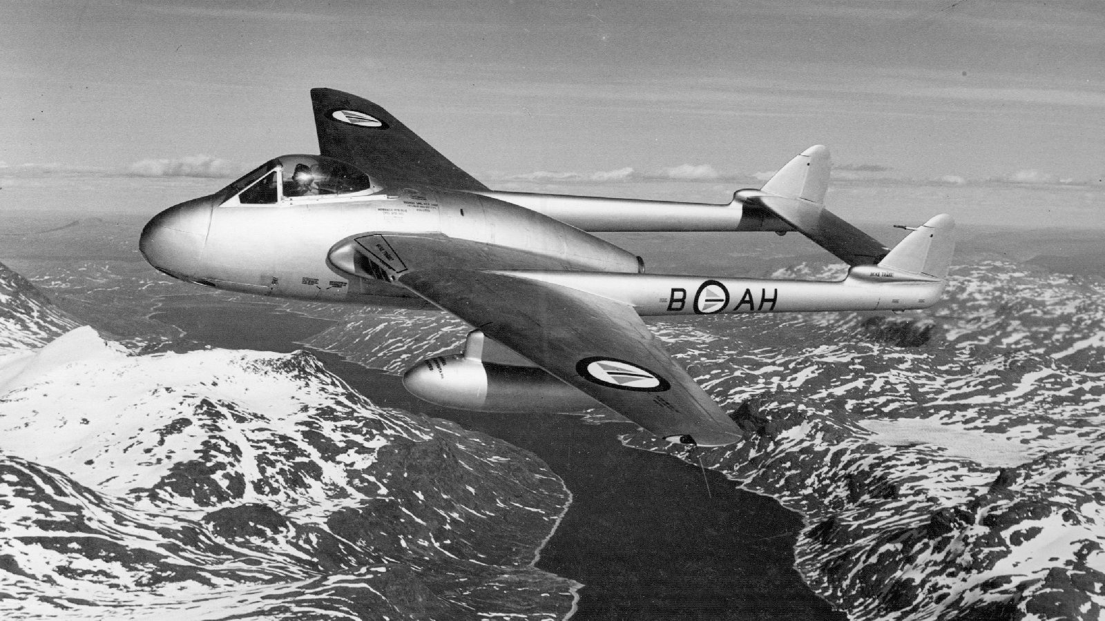De Havilland DH-100 Vampire F.3 norvégien