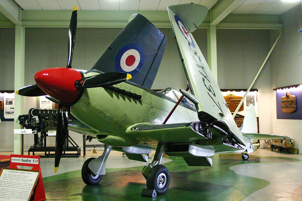 Supermarine Seafire F.17 vu de l'avant