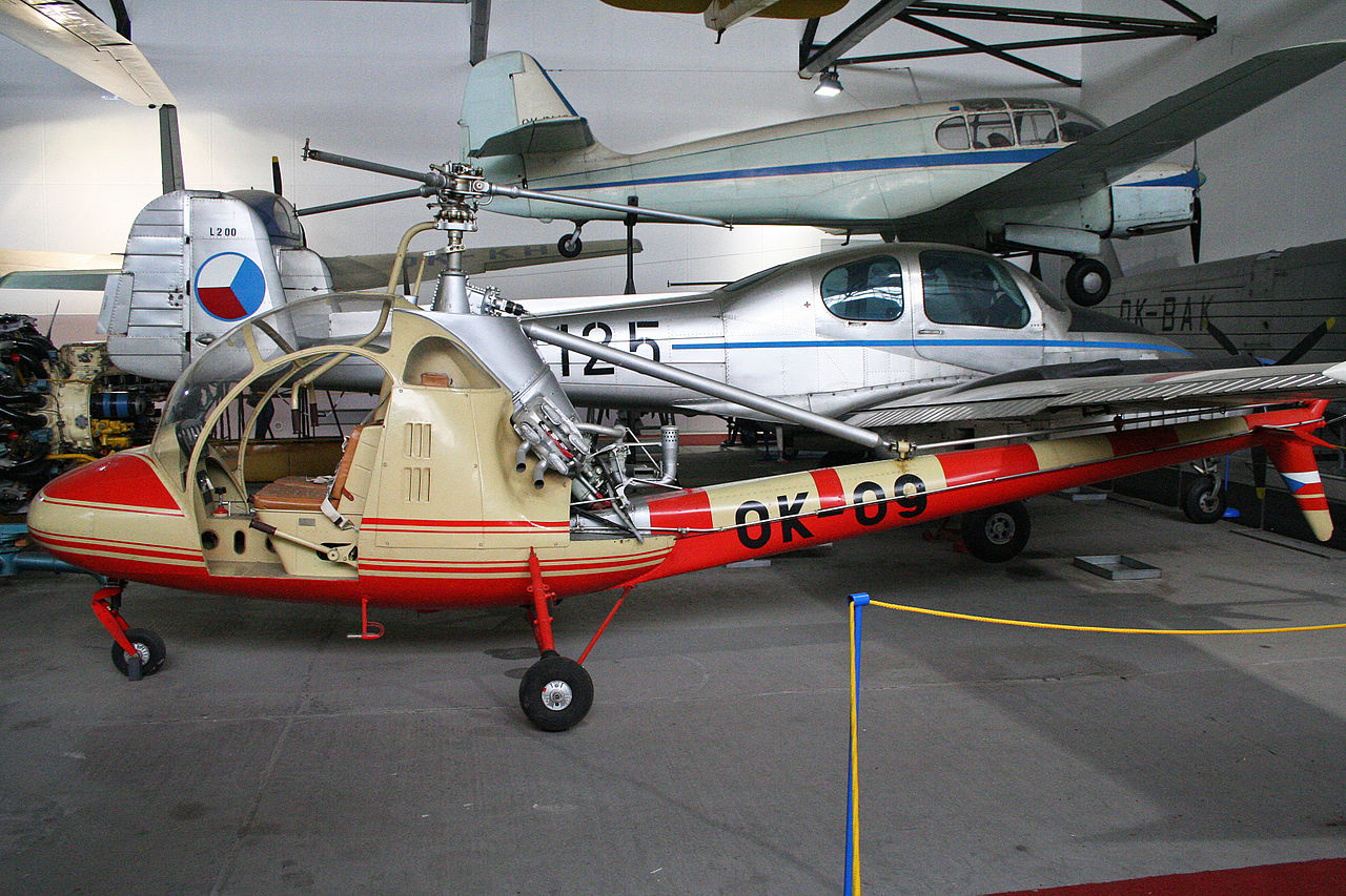 Aero HC-2 Heli Baby civil vu de profil