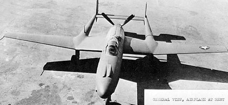 Vultee XP-54 Swoose Goose, vue frontale