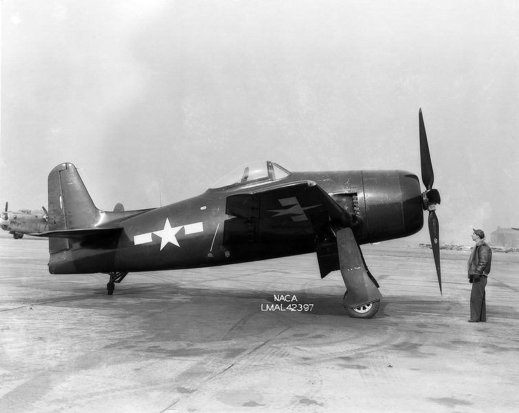 Grumman XF8F-1 Bearcat au sol