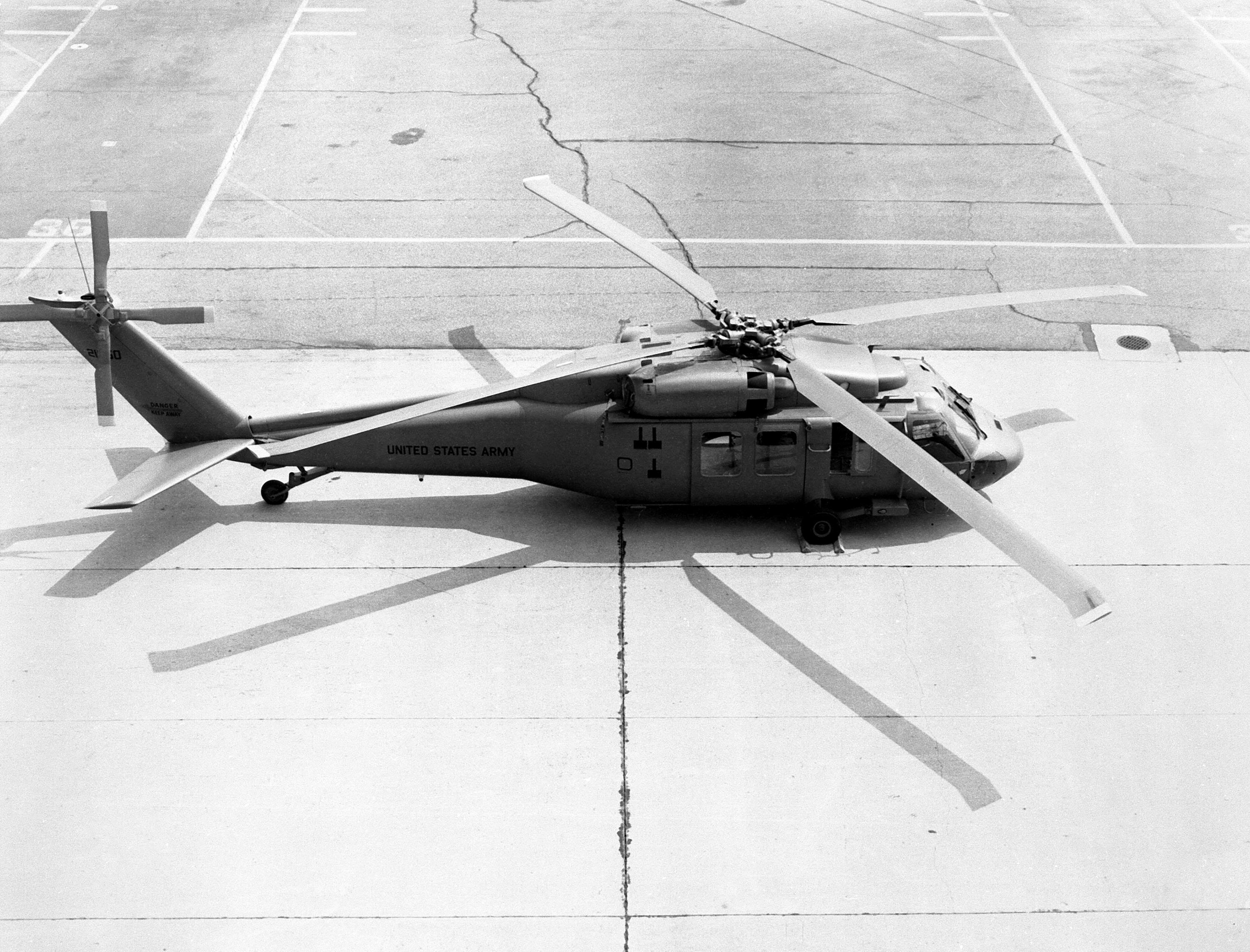 Sikorsky YUH-60A au sol
