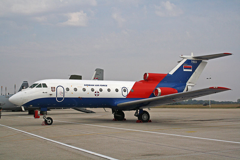Yakovlev Yak-40 serbe