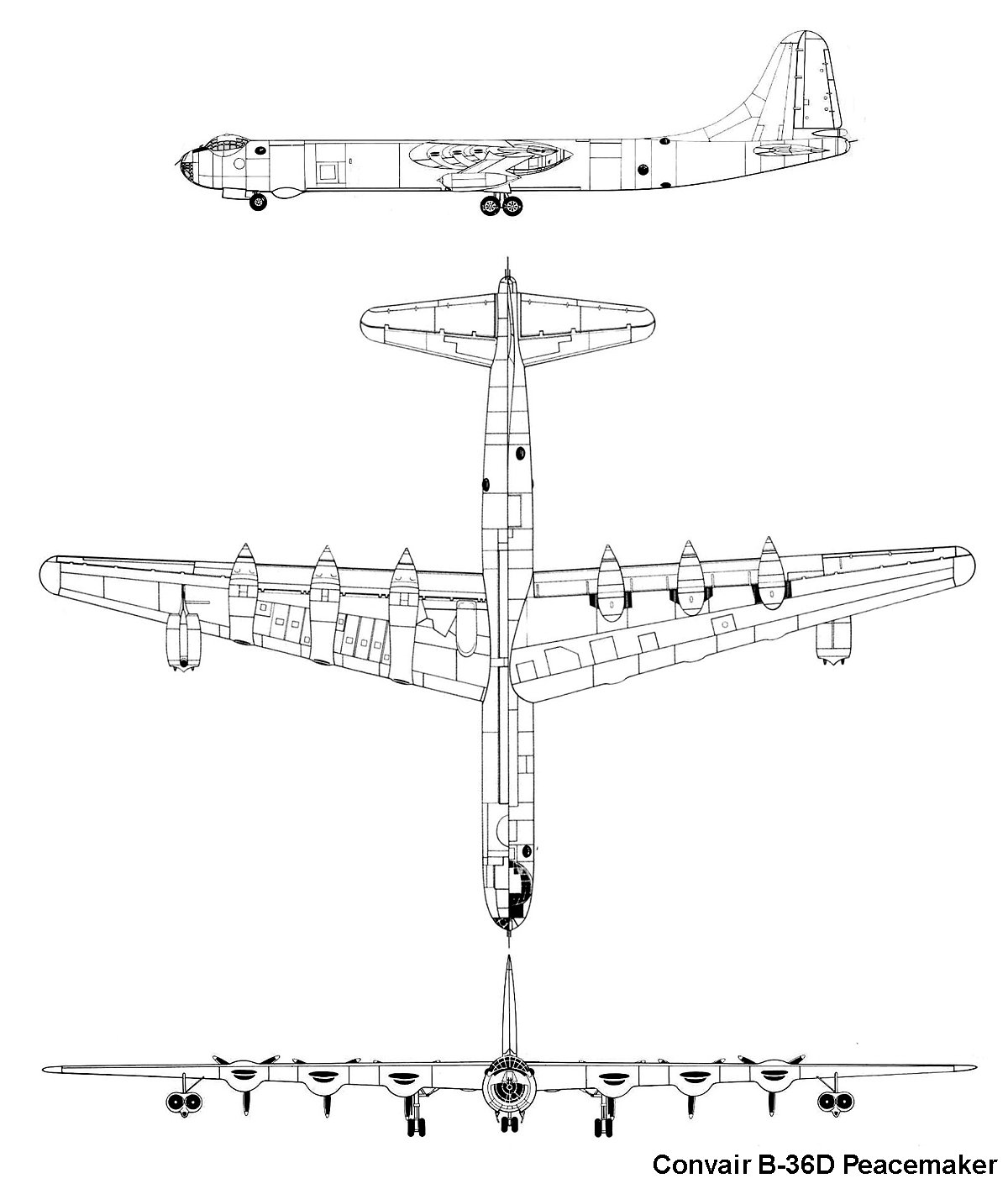 Convair B-36D Peacemaker
