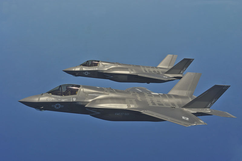 Lockheed-Martin F-35B Lightning II de l'USMC en formation