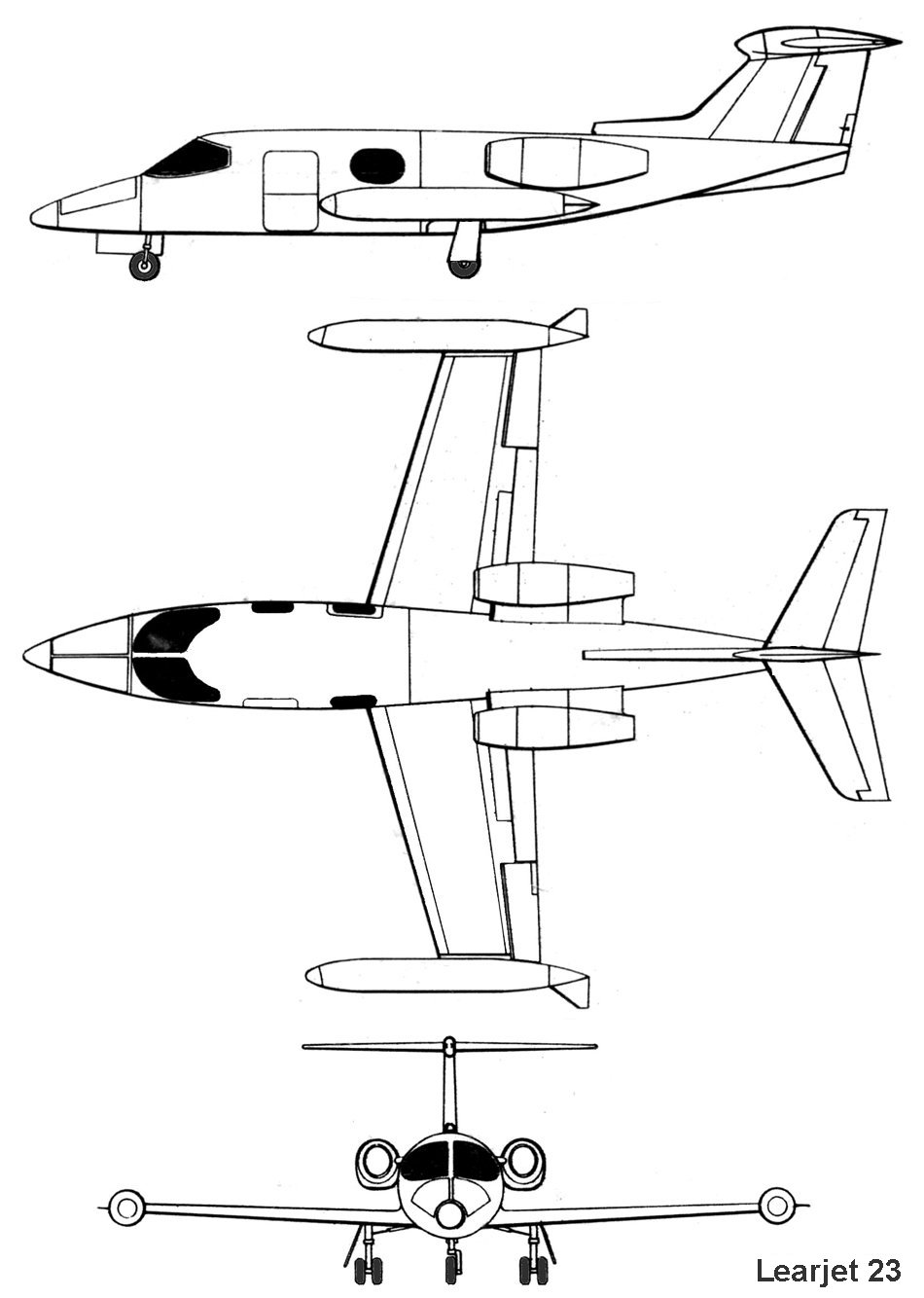 Learjet 23