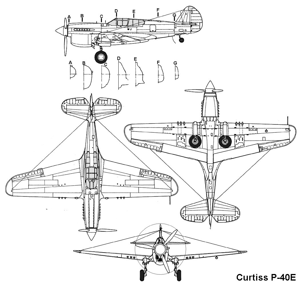 Curtiss P-40E Warhawk