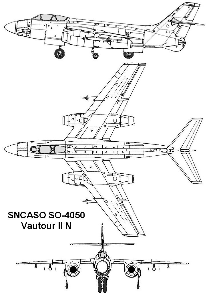 Sud-Ouest SO 4050 Vautour IIN