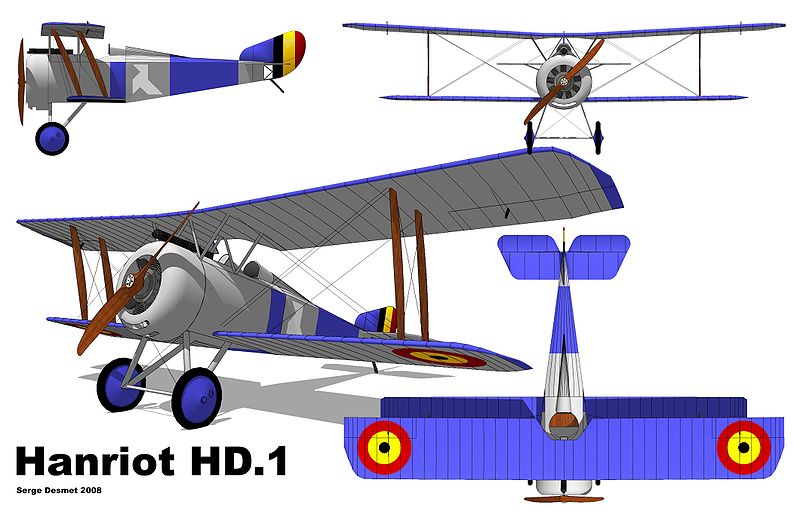 Hanriot HD.1 en couleurs