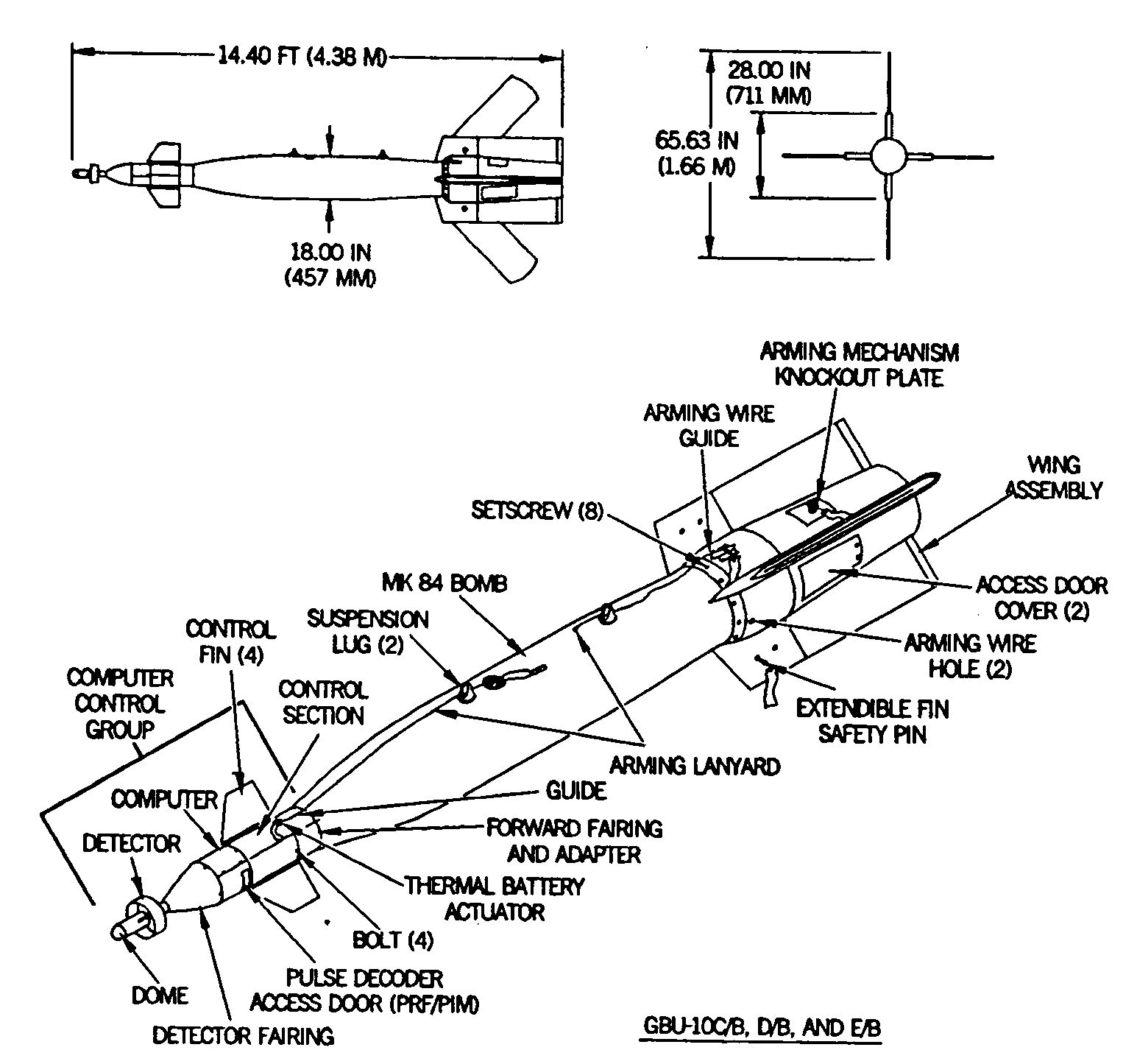 Bombe GBU-10C/B Paveway II