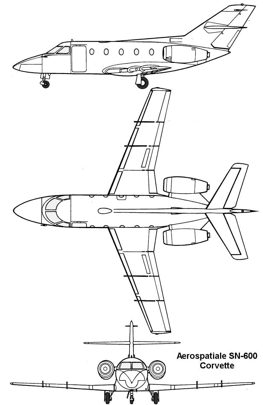 Aérospatiale SN-601 Corvette - Prototype