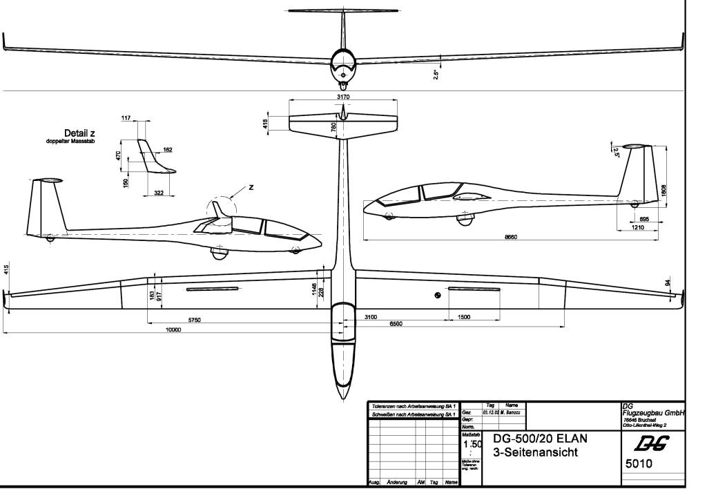 Glaser-Dirks DG-500/20 Elan