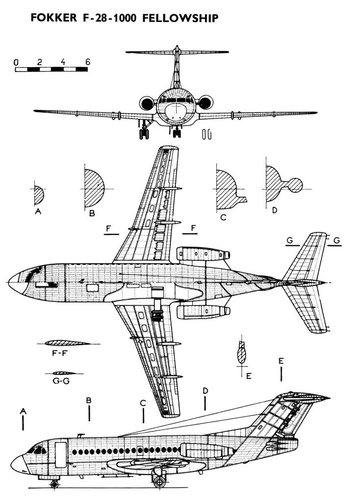 Fokker F28-1000 Fellowship
