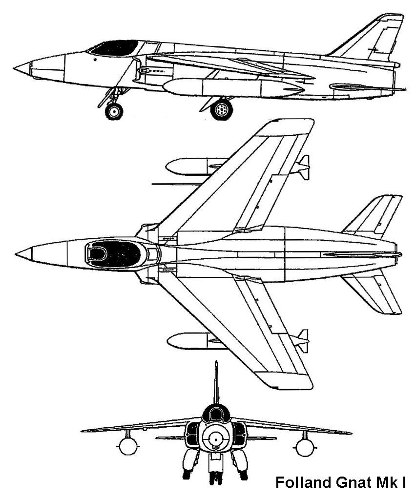 Folland Gnat F.1