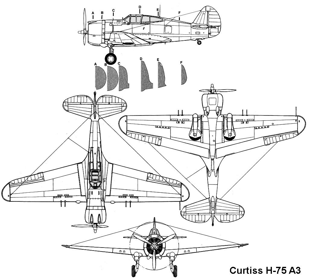 Curtiss P-36 (Hawk 75A-3)