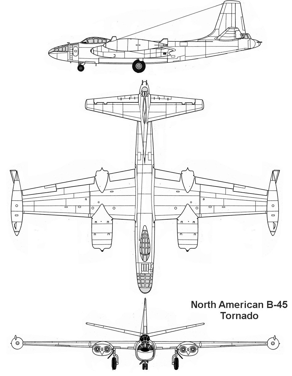 North American B-45A Tornado