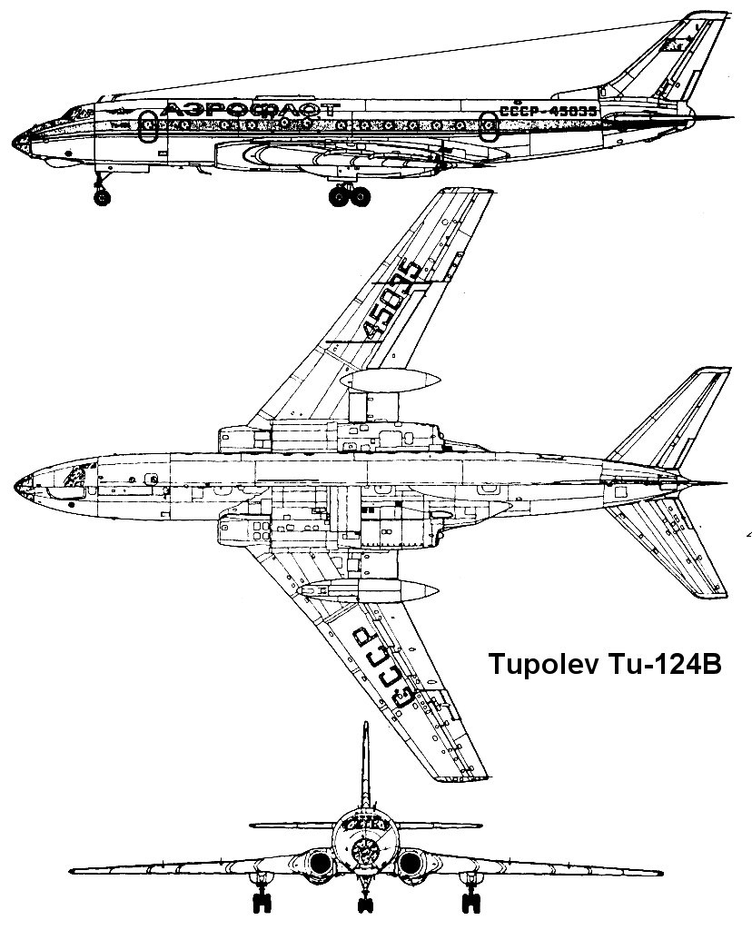 Tupolev Tu-124B Cookpot