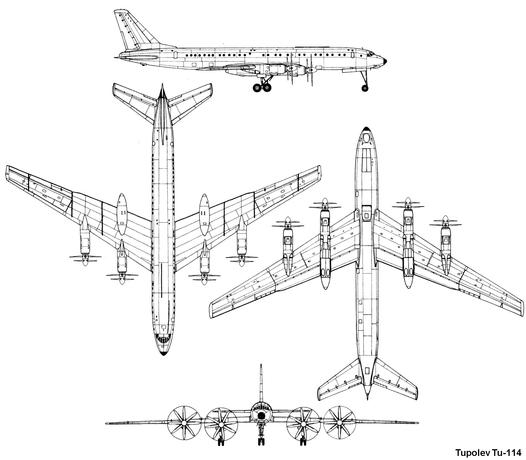 Tupolev Tu-114 Cleat