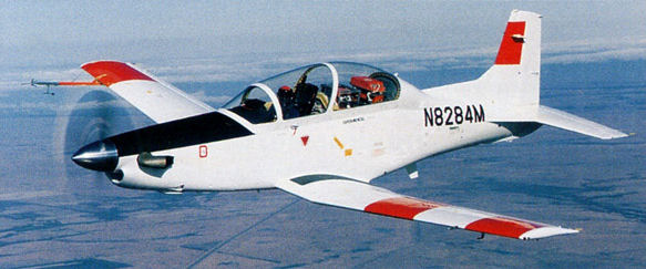 Beech PD 373 (Beech Mk II) n°1 en vol